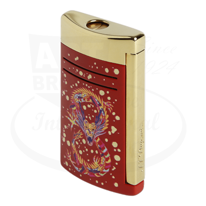 S.T. Dupont Briquet Minijet Dragon Rouge et Or - S.T.Dupont