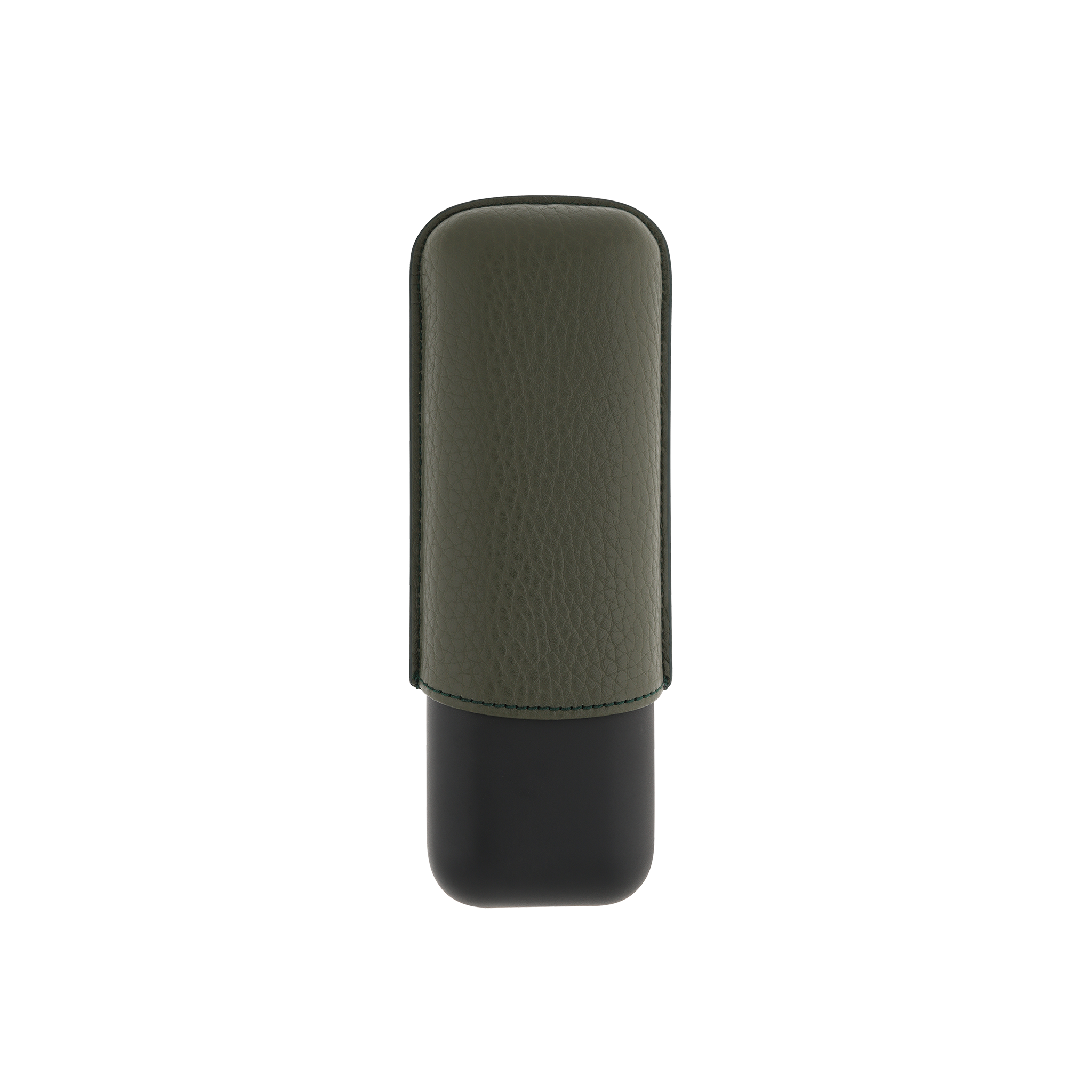 S.T. Dupont Etui Double Cigares Kaki Graine Mat - S.T.Dupont