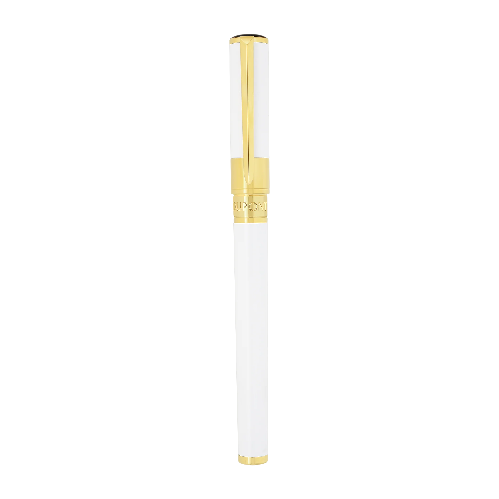 Stylo Roller S.T. Dupont Initial Blanc - Boutique Naudin