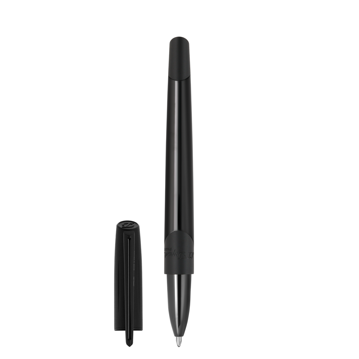 Stylo Roller Defi Millenium Laque Noire Brillante Et Noir Mat - S.T.Dupont