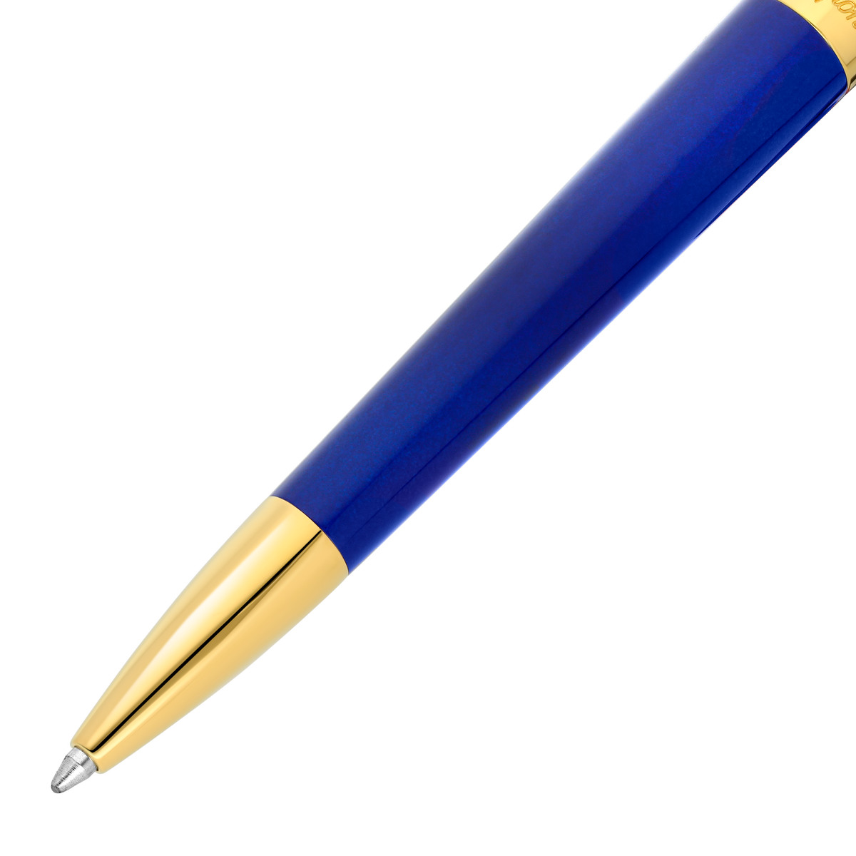Stylo Bille Liberte Bleu Et Dore - S.T.Dupont - vue 2