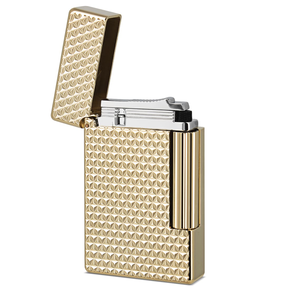 S.T. Dupont Briquet Initial Pointes de Diamant Or - S.T.Dupont - vue 2