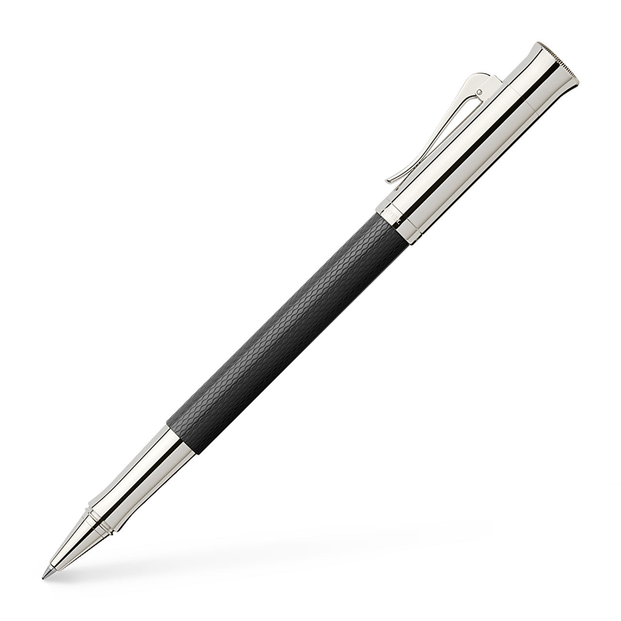 Graf von Faber Castell-Roller Guilloché, noir - Graf von Faber-Castell