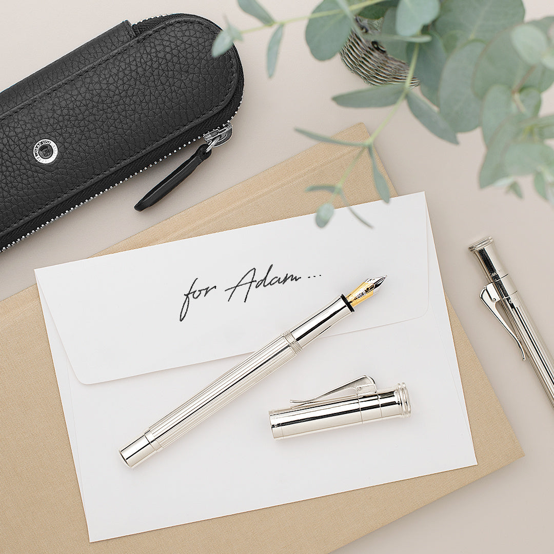 Graf von Faber Castell-Stylo-plume Classique Argent Sterling, M