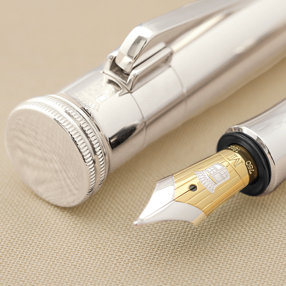 Graf von Faber Castell-Stylo-plume Classique Argent Sterling, M