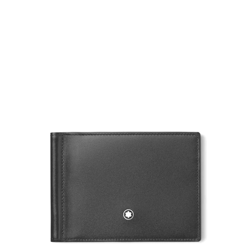 montblanc Meisterstück Wallet 6cc with Money Clip Black Leather – Boutique  Naudin CNIT