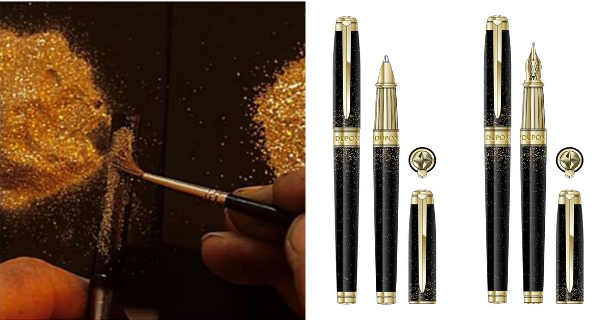 Poudre d'or S.T. Dupont : la laque saupoudrée d'or en 2026