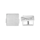 S.T. Dupont Boutons de Manchette Rectangle Palladium Brossé - S.T.Dupont