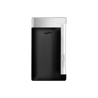 S.T. Dupont Briquet Slim 7 Noir Mat Et Finition Chrome Brosse - S.T.Dupont