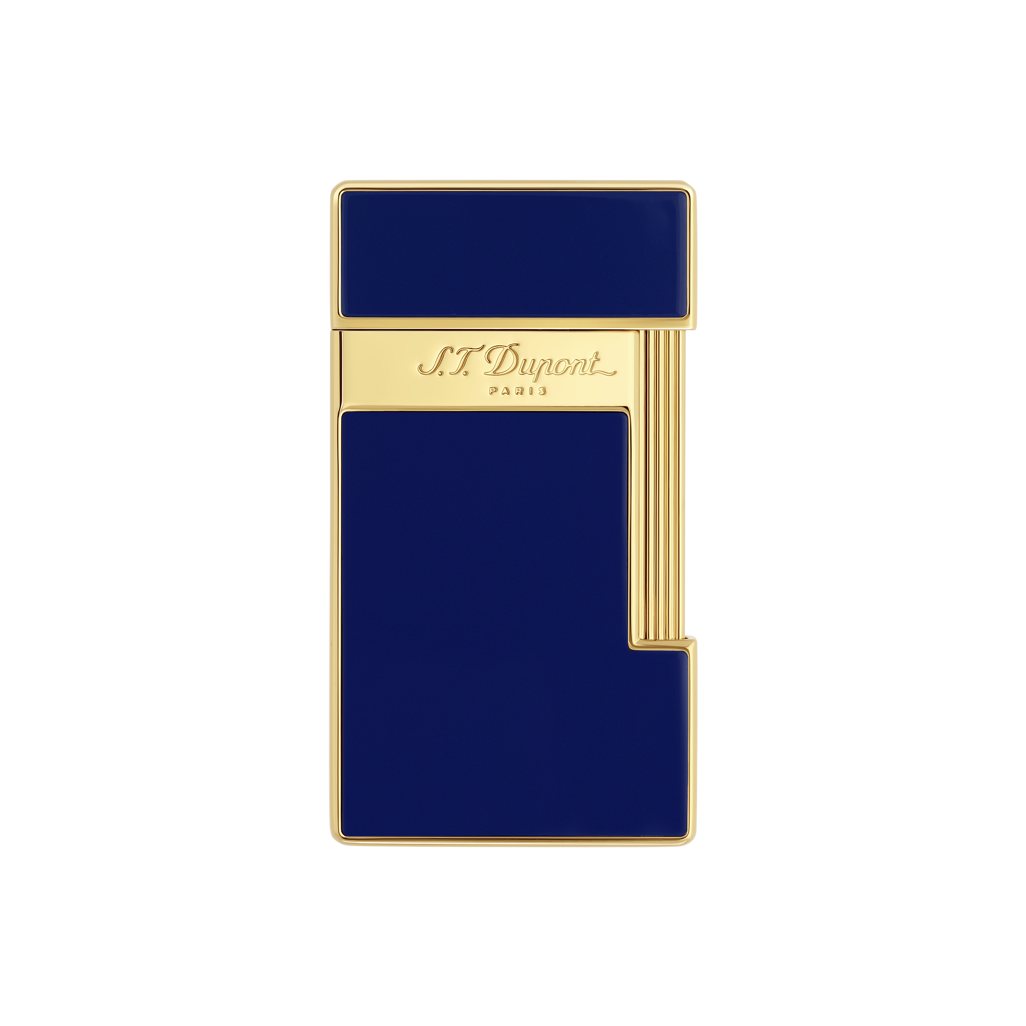 S.T. Dupont Briquet Slimmy Laque Bleue et Or - S.T.Dupont