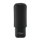S.T. Dupont Etui Double Cigares Noir Graine Mat - S.T.Dupont