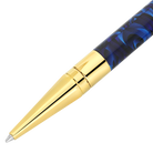 S.T. Dupont Stylo Bille D-Initial Bleu & Or Carpe Koï - Boutique Naudin - vue 2