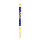 S.T. Dupont Stylo Bille D-Initial Bleu & Or Carpe Koï - Boutique Naudin - vue 3
