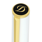Stylo Roller S.T. Dupont Initial Blanc - Boutique Naudin - vue 2