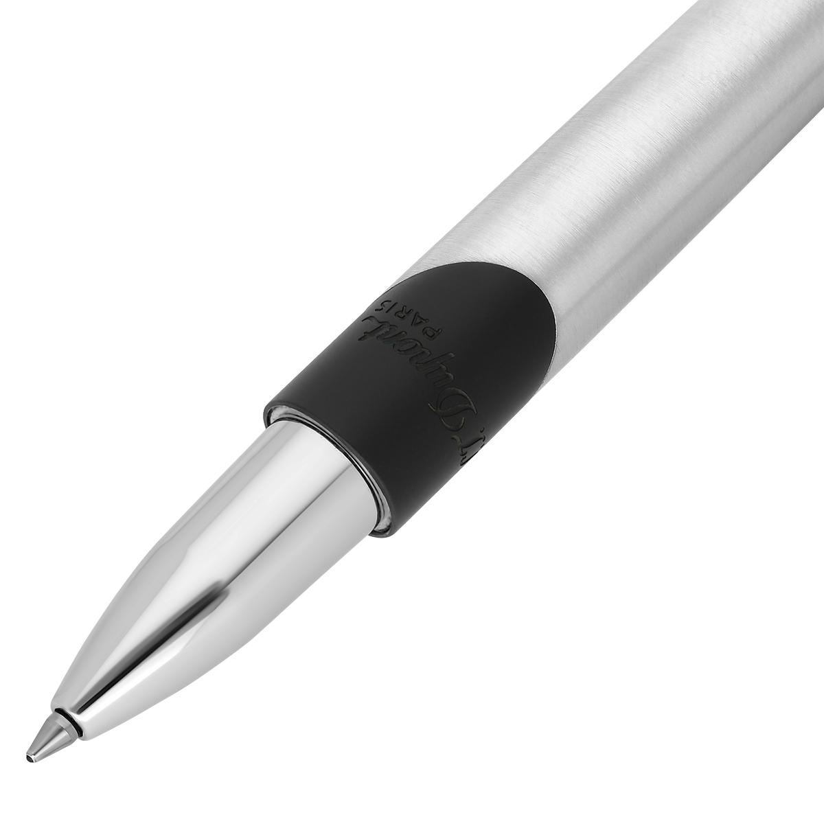 Stylo Roller Defi Millenium Chrome Brosse Et Noir Mat - S.T.Dupont - vue 2