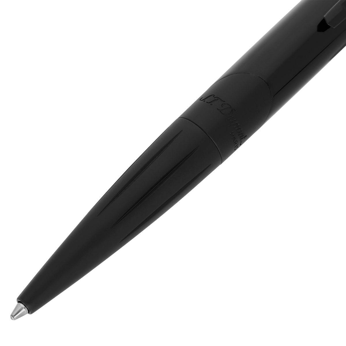 Stylo Bille Defi Millenium Laque Noire Brillante Et Noir Mat - S.T.Dupont - vue 2