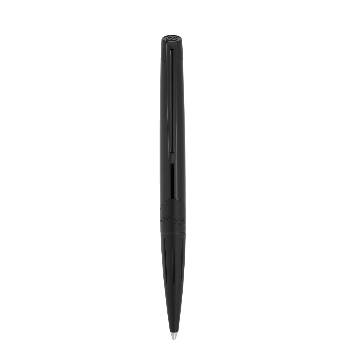 Stylo Bille Defi Millenium Laque Noire Brillante Et Noir Mat - S.T.Dupont