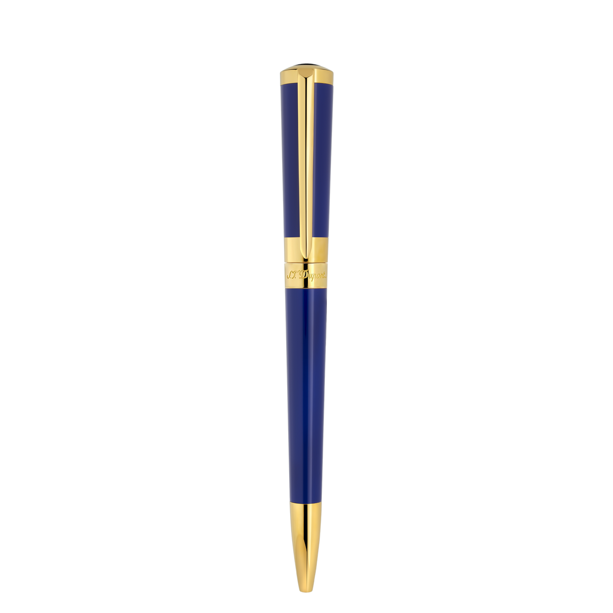 Stylo Bille Liberte Bleu Et Dore - S.T.Dupont - vue 3
