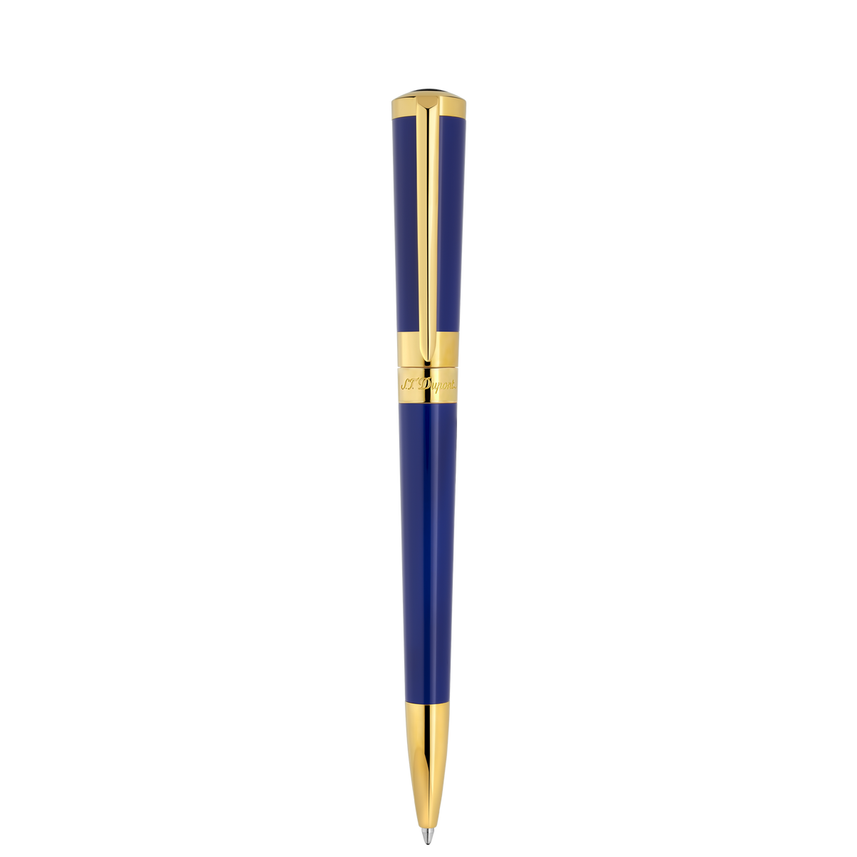 Stylo Bille Liberte Bleu Et Dore - S.T.Dupont