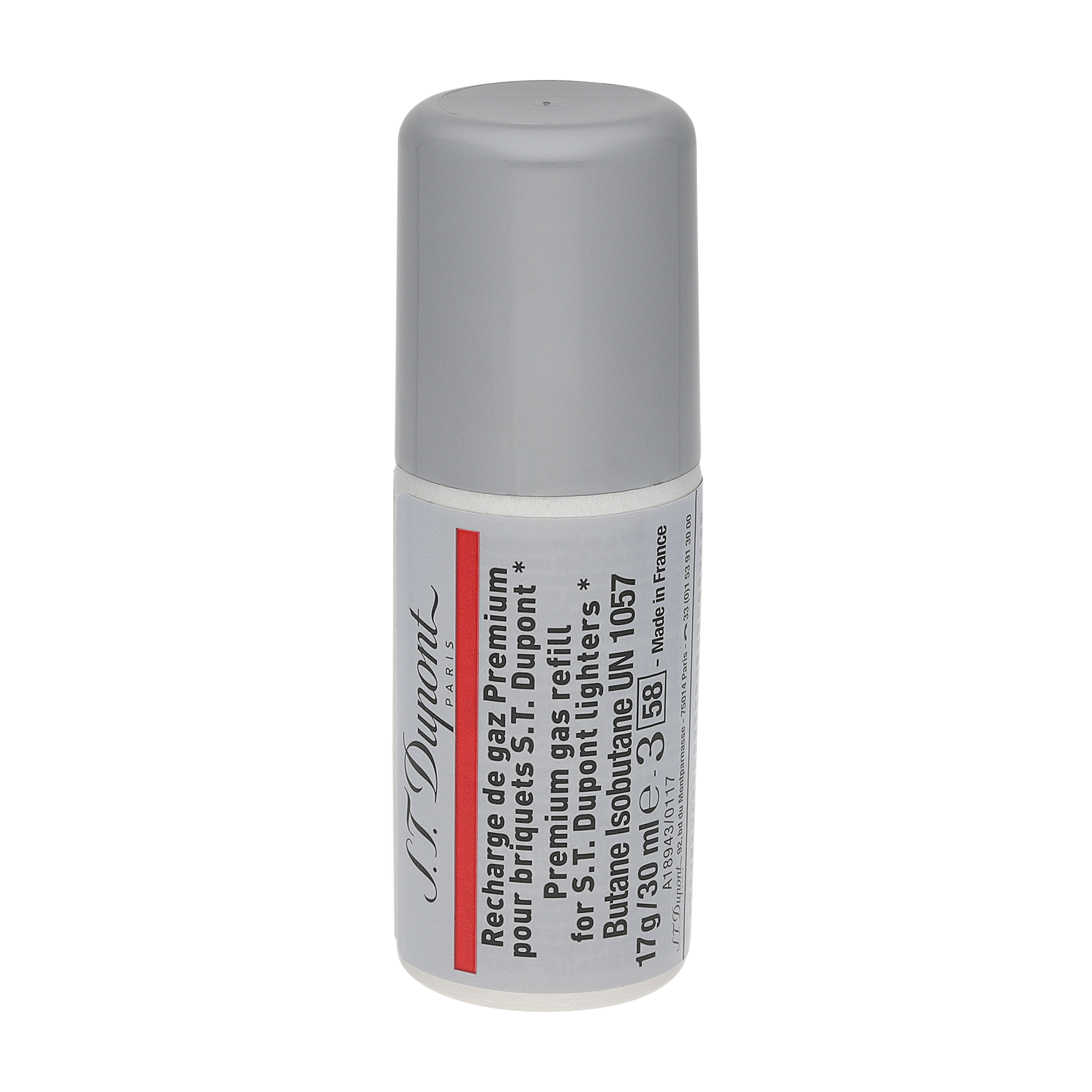 S.T. Dupont Recharge De Gaz Pour Briquet Rouge - S.T.Dupont