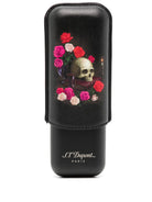 S.T. Dupont Étui Double Cigares Memento Mori Skulls et Roses - S.T.Dupont