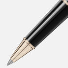 Rollerball Meisterstück Doué Geometry revêtu d'or signature Classique - Montblanc - vue 2