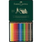 Faber Castell Crayons de couleur Polychromos, boîte métal de 24 pièces - vue 2