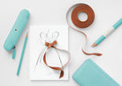 Graf von Faber Castell- 3 crayons graphite Guilloché avec banderole, turquoise - Graf von Faber-Castell - vue 4