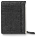 Graf von Faber Castell-Porte-carte zippé, grand, cuir Cashmere, noir
