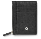 Graf von Faber Castell-Porte-carte zippé, grand, cuir Cashmere, noir