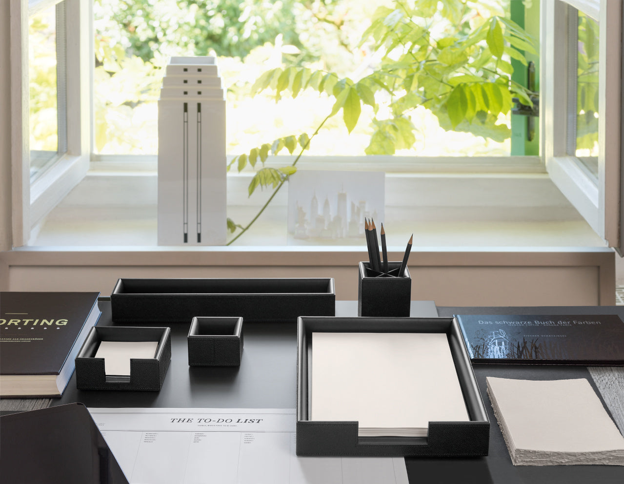 Graf von Faber Castell-Support bloc-notes Pure Elégance, noir - Graf von Faber-Castell - vue 2