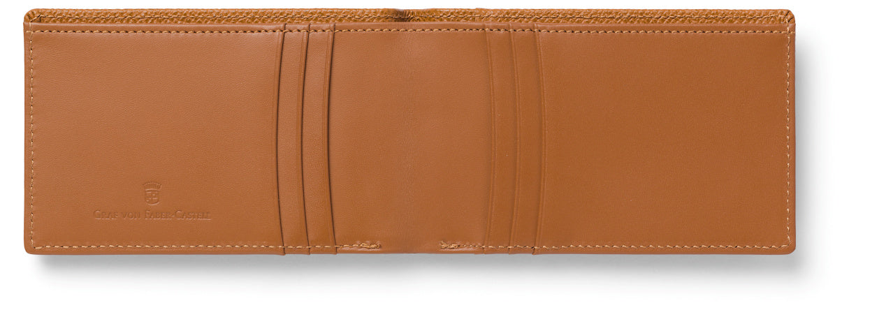 Graf von Faber Castell-Petit porte-cartes de crédit format paysage, grainé cognac - Graf von Faber-Castell - vue 2