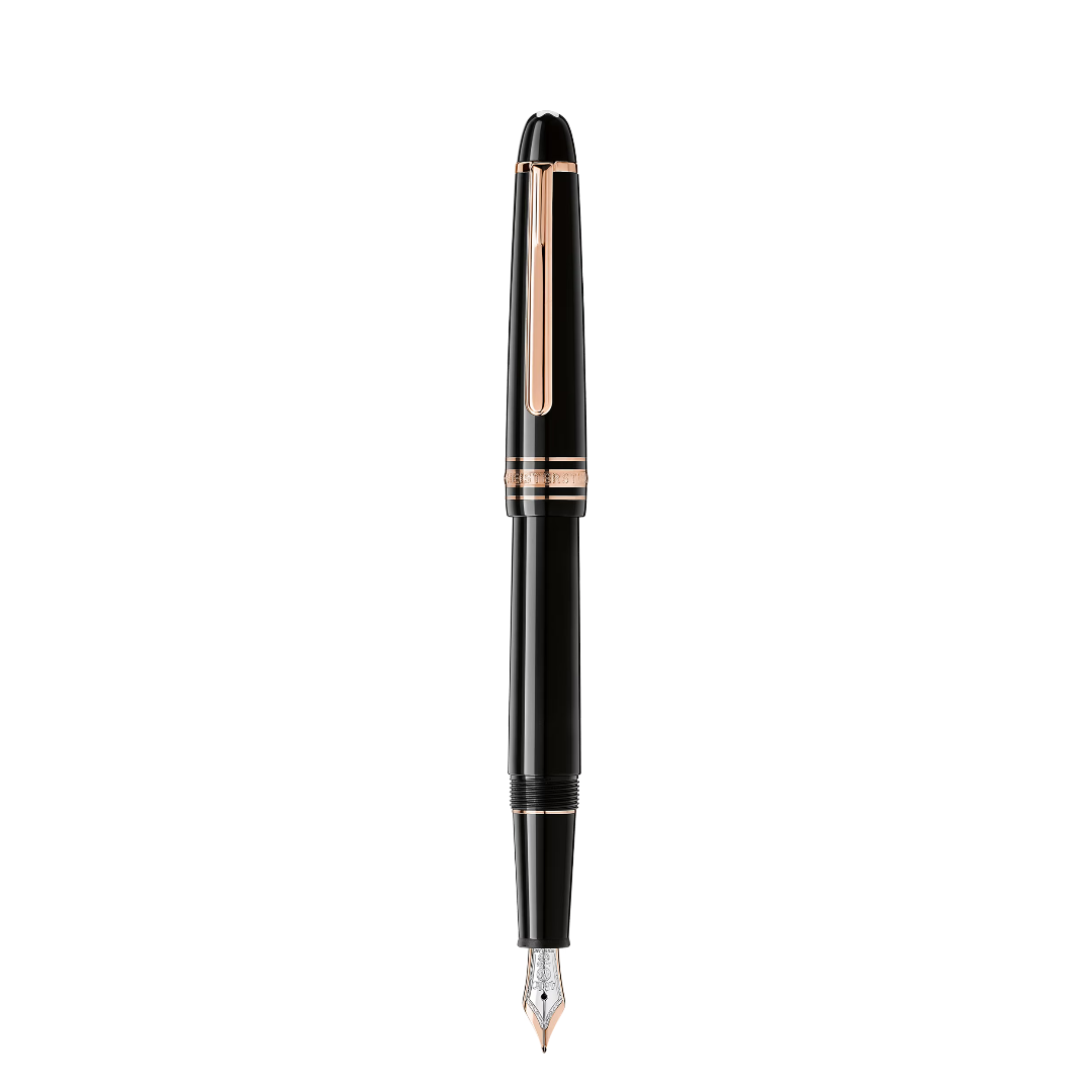 Montblanc Stylo plume Meisterstück doré à l’or rose Classique F