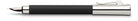 Graf von Faber Castell-  Stylo-plume Tamitio Noir F - Graf von Faber-Castell - vue 3