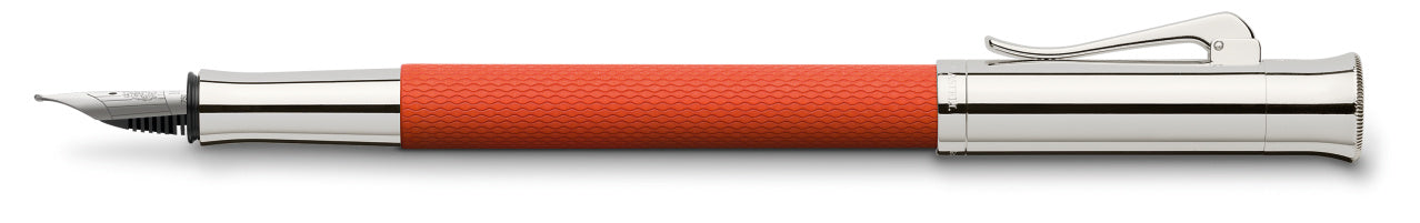 Graf von Faber Castell-Stylo-plume  Guilloché, orange, M - Graf von Faber-Castell - vue 3