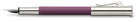 Graf von Faber Castell-  Stylo-plume Guilloché, violet, M - Graf von Faber-Castell - vue 2