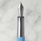Graf von Faber Castell-Stylo-plume  Guilloché, bleu azur, M - Graf von Faber-Castell - vue 2