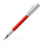 Graf von Faber Castell-  Stylo-plume Guilloché Rouge Indien F - Graf von Faber-Castell