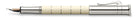 Graf von Faber Castell-  Stylo-plume Classique Anello, ivoire, M - Graf von Faber-Castell - vue 2