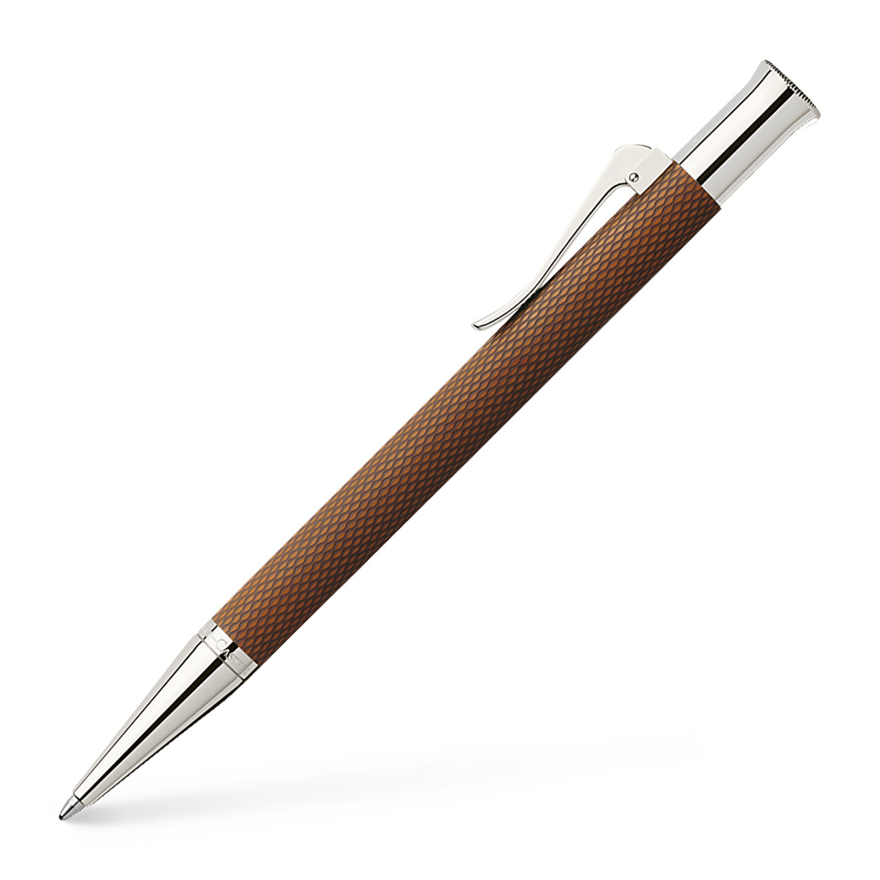 Graf von Faber Castell-Stylo-bille Guilloché, cognac - Graf von Faber-Castell
