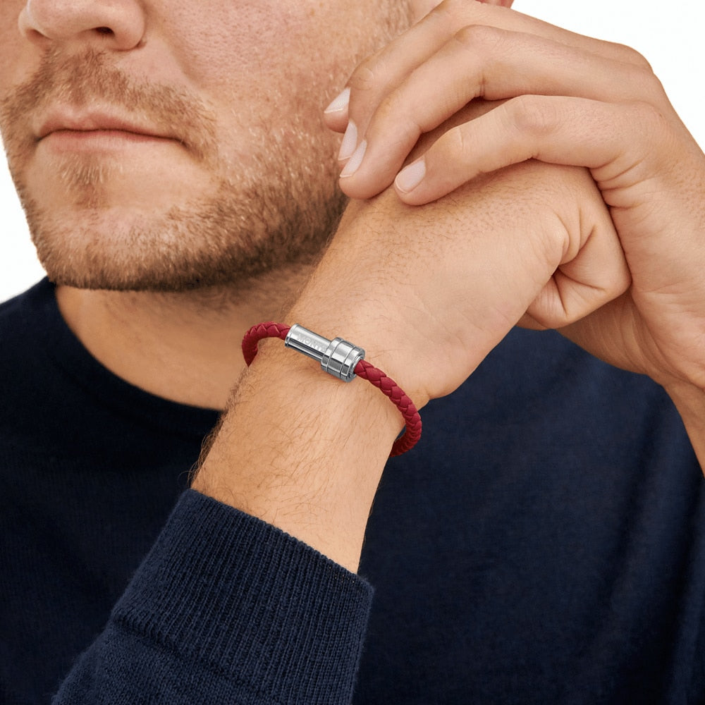 montblanc-bracelet-red-en-cuir
