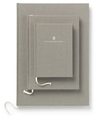 Graf von Faber Castell-Cahier relié en lin A4, gris