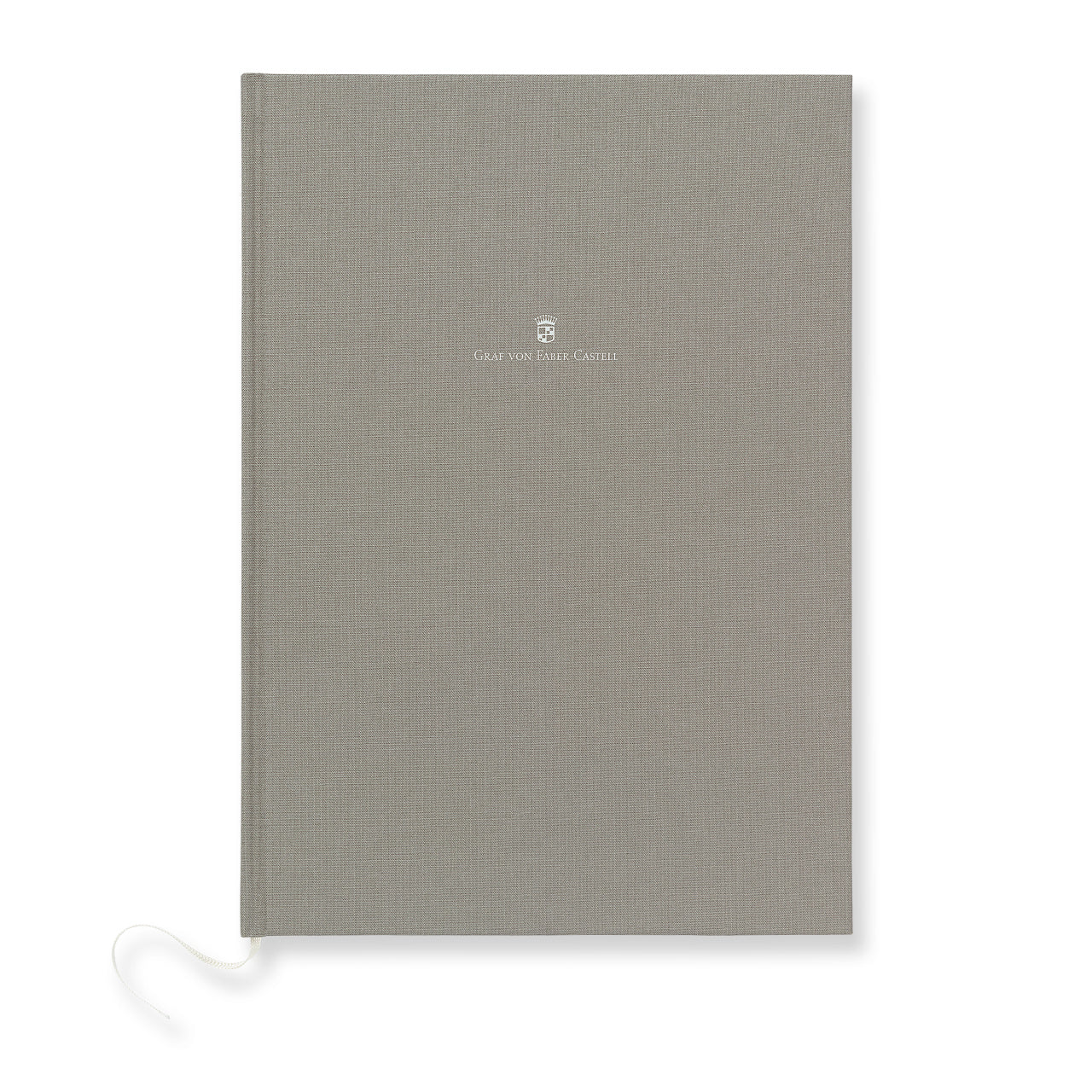 Graf von Faber Castell-Cahier relié en lin A4, gris