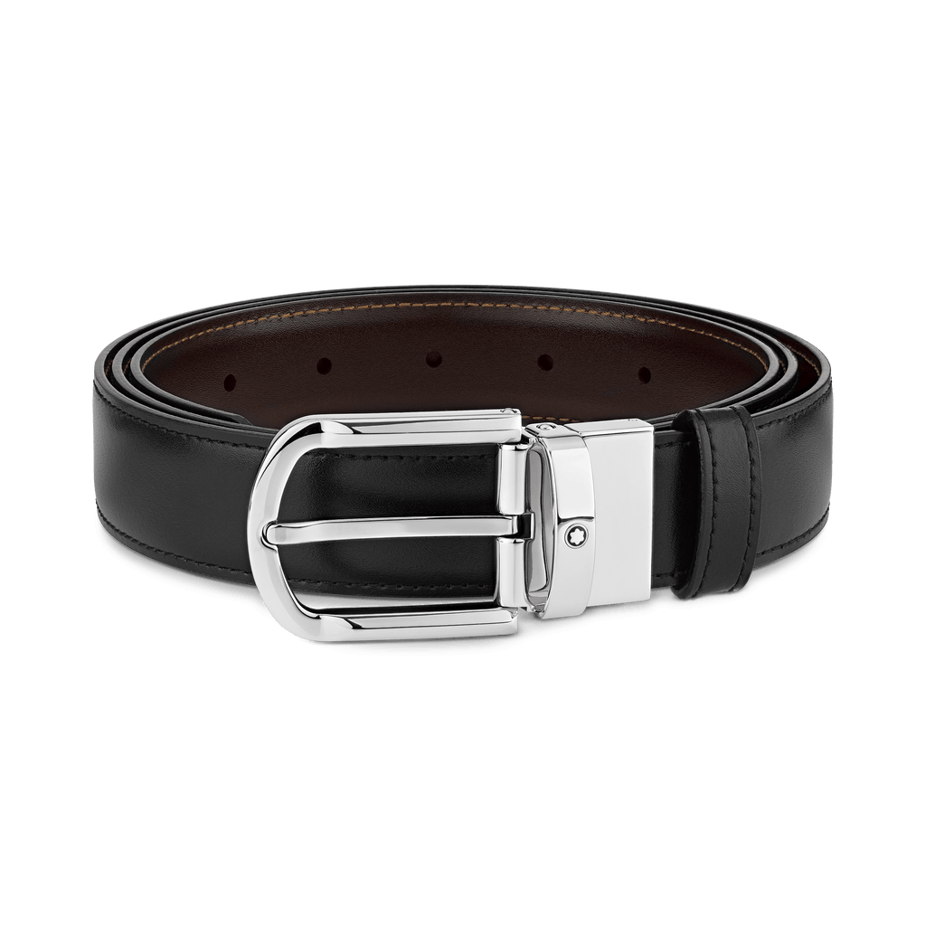 montblanc-ceinture-boucle-ardillon-fer-a-cheval-palladiee-cuir-de-veau-reversible-noir-marron-30-mm