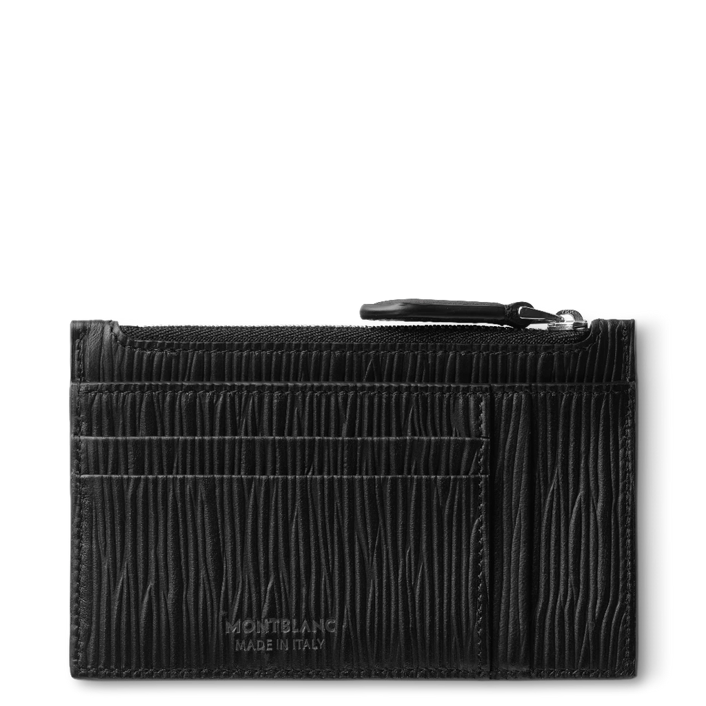 Montblanc Meisterstück 4810 porte-cartes 8cc avec poche zippée noir
