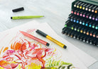 Faber Castell Feutre Pitt Artist Pen studio box de 48
