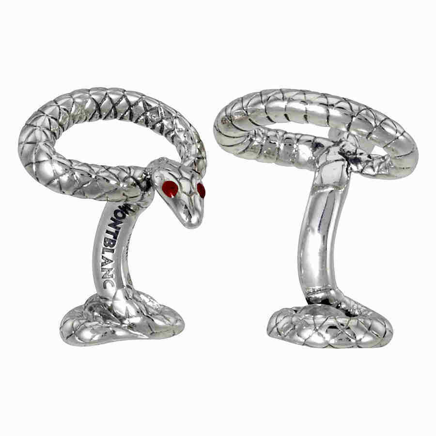 montblanc-boutons-de-manchette-motif-serpent